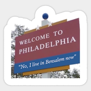 Welcome to Philadelphia Sticker